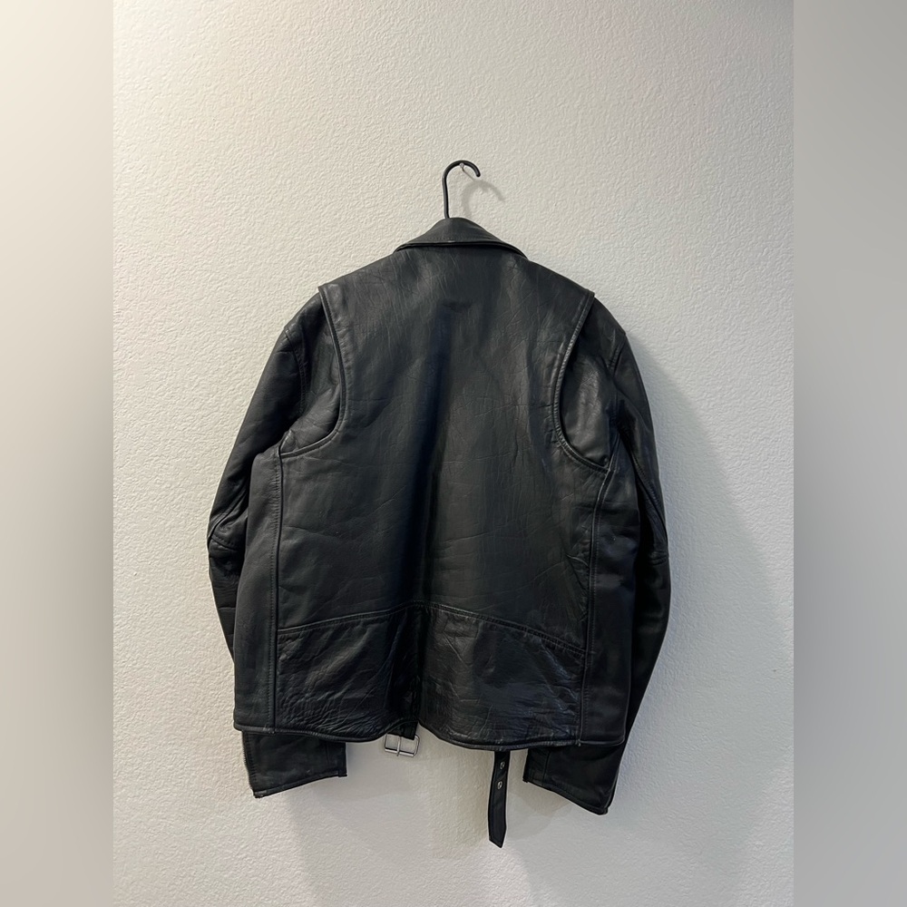 Protech Apparel Black Leather Jacket - image 3